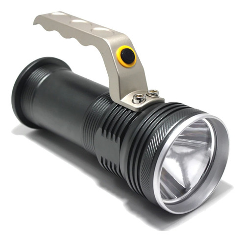 Lanterna LED recarregável Search Lanterna de 800 lúmens Lanterna cinza branca