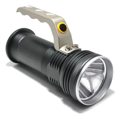 comprar Linterna Led Recargable Busca Huella 800 Lumens Linterna Gris Luz Blanco
