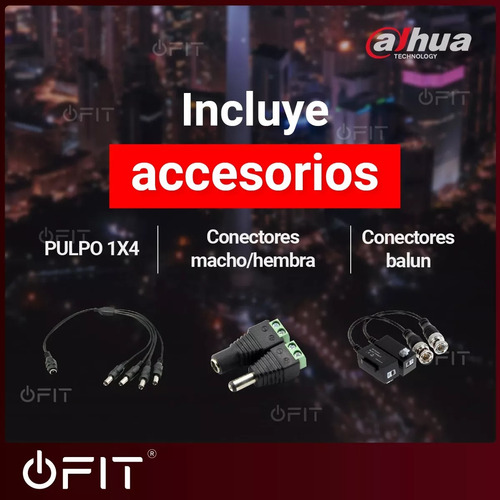 Imagen 4 de 8 de Kit Seguridad Dahua Full Hd Dvr 8ch + 6 Domos