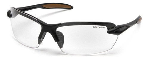 Carhartt Spokane Anteojos Seguridad Lentes Claros Color Negro/café Color De La Lente Clara Color Del Armazón Negro