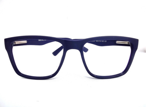 Anteojo Armazon Hipster 1 Grande Acetato Patilla Flexible