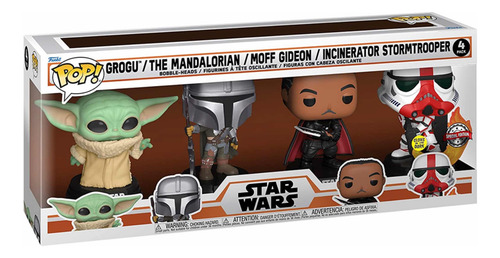 Funko Pop Star Wars Child Mandalorian Incinerator Moff 4pack