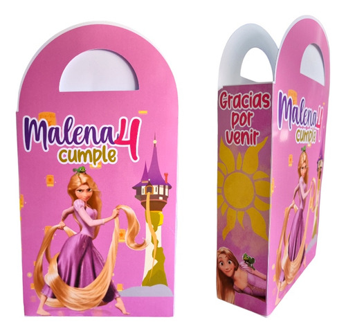 Bolsas Para Dulces O Sorpresa Rapunzel Personalizadas X6u