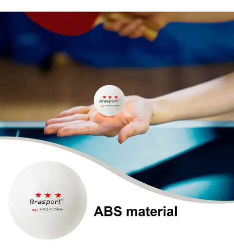 Kit 9 Bolinhas De Ping Pong Tênis De Mesa Profissional
