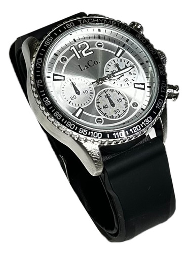 Reloj Y Cartera Set L & Co Para Hombre De Hebilla Ajustable