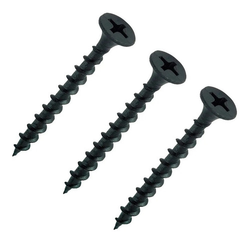 Imagen 1 de 2 de Tornillo Madera Autoperforante Drywall 6 X 1 1/4 Negro X 500