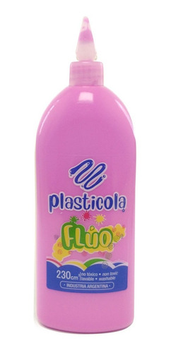 Plasticola Color Violeta Fluo Adhesivo 230cc 2172 Canalejas