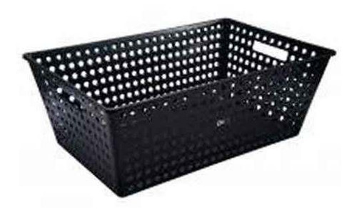 Kit Cesto Para Roupas One Com 04 Peças Preto - Coza