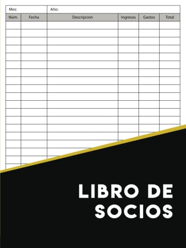 Registro De Socios: Libro De Socios Para Sociedades Limitada