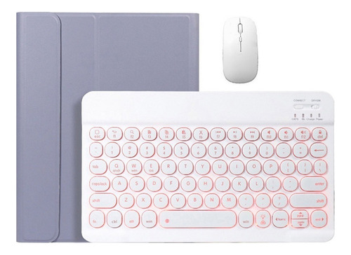 Funda+teclado Retro Iluminado+mouse Para iPad 9.7'' 5th 6th