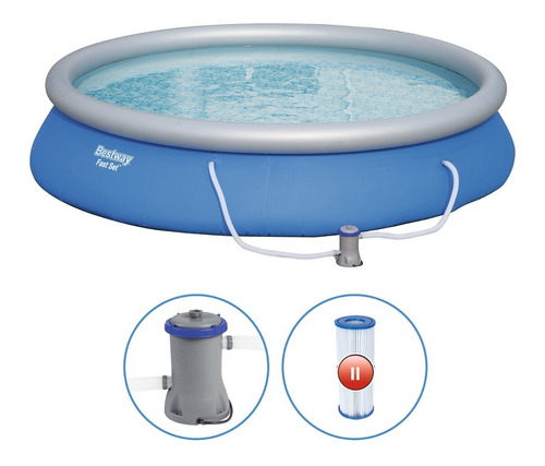 Piscina Inflável Fast Set 57313 Com Bomba Filtro 9.677 L/h