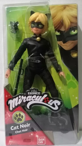 Miraculous Cat Noir Muñeco Articulado De 27 Cm Ladybug