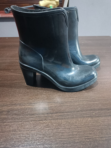 Botas De Lluvia Negras Mujer Talle 36