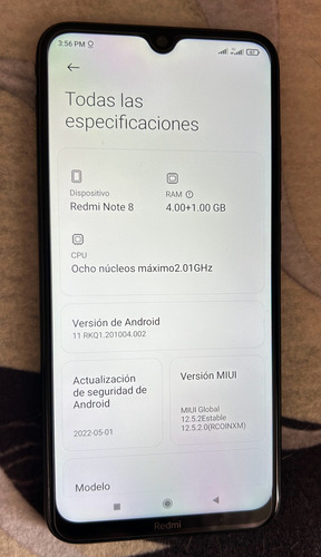 Xiaomi Redmi Note 8 Negro Dual Sim Negro