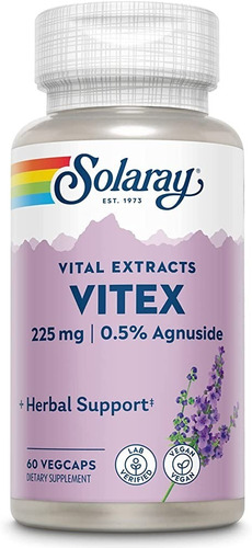 Solaray Vitex Chaste Berry - Unidad a $2848