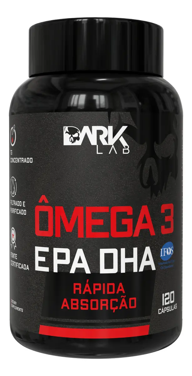 Ômega 3 Epa Dha 120 Cápsulas Dark Lab