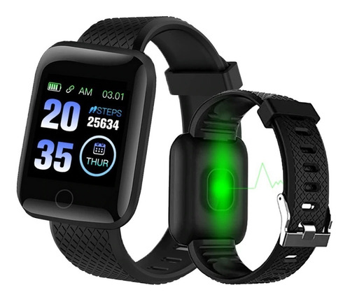 Relógio Inteligente Smartwatch D13 Bluetooth Android / Ios Cor da pulseira Preto