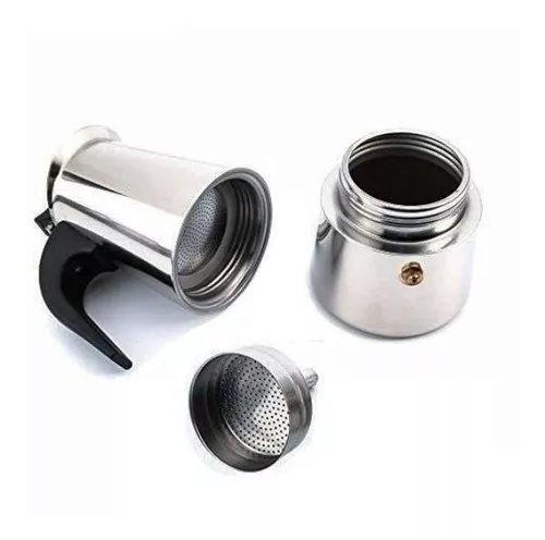 Cafetera Italiana Espresso 6 Tazas Estufa IU-6CS Manual Acero