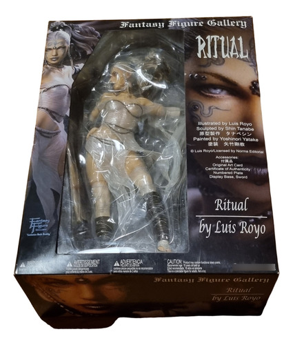 Figura Estatua De Luis Royo: Ritual. De Yamato Usa.