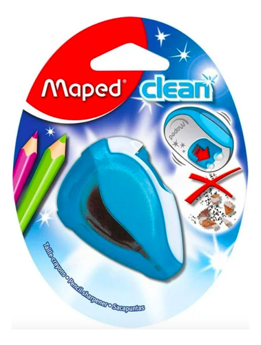 Sacapuntas Doble Maped Con Depósito 1 Pza