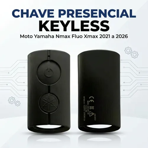 Chave Presença Keyless Moto Yamaha Nmax Fluo Xmax 2021-2024