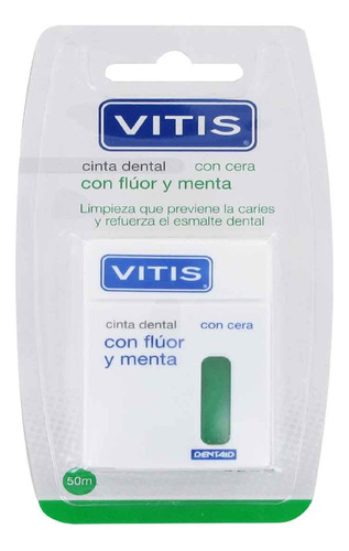 Seda Dental Vitis Fluor Y Menta 50 Mts