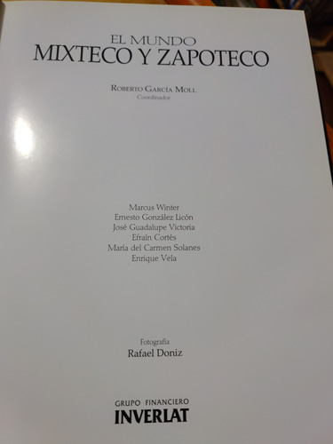 El Mundo Mixteco Y Zapotecoroberto García Moll Coordinador (Usado)