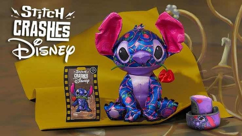 Stitch Crashes Disney Beauty And The Beast 1/12 Ener