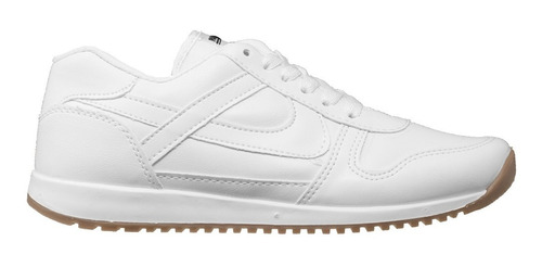 Tenis Panam Blanco 10417 Hombre Mujer Urbano Casual 