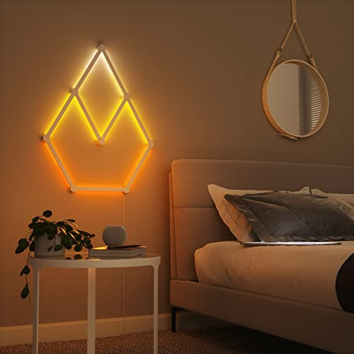 Nanoleaf Lines Wifi Smart Rgbw, 16 Millones De Colores, Regu
