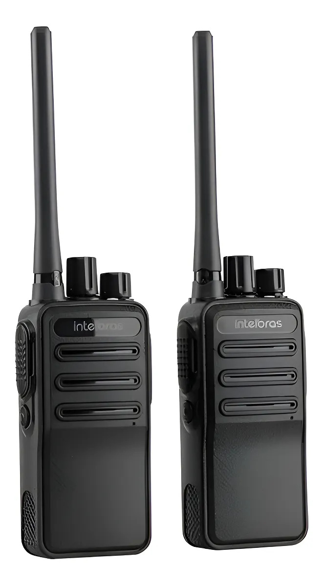 Rádio Comunicador Intelbras Rc 3002 G2 Long Alcance 20km Par Preto 462-467mhz 127/220v