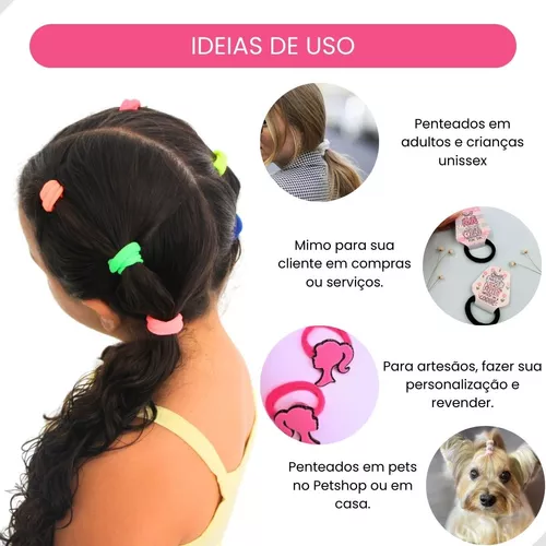 Basta um elástico para prender o cabelo