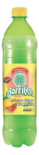 9 Pack Refresco Toronja Barrilitos 750 Ml