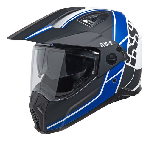 Casco Ixs 208 Enduro Off Road C/lentes Marca Suiza  