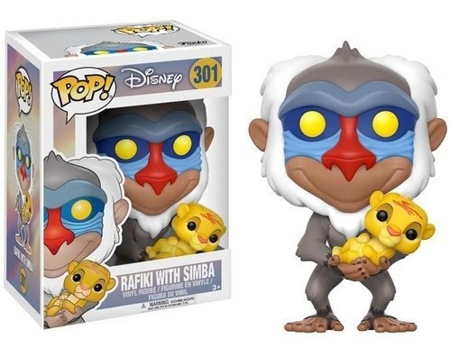 Funko Pop! Disney: El Rey León - Rafiki Sostiene Al Bebé