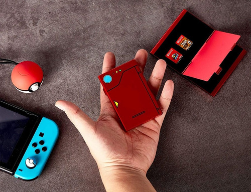 Case De Juegos De Nintendo Switch, Pokémon, Pokédex Clásico Rojo