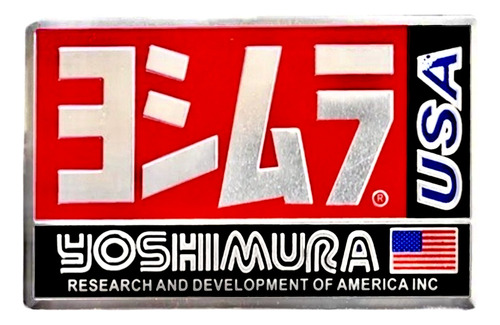 Emblema Stickeradhesivo Para Escape De Moto Yoshimura Metal