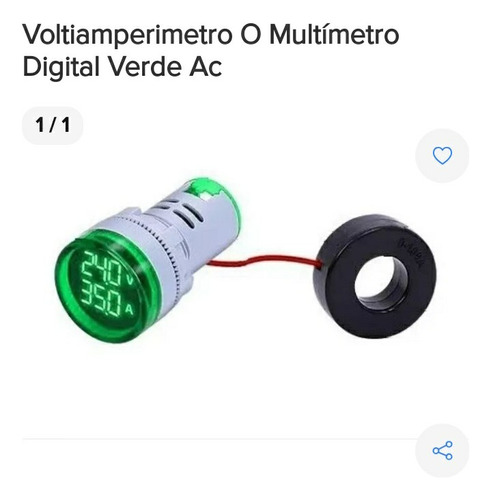 Voltiamperimetro Digital Ac O Multimetro 