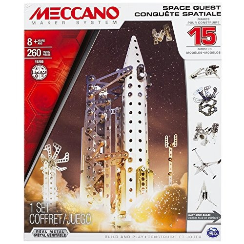 Meccano Space Quest Set, 15 Modelos De Juego De Construcción