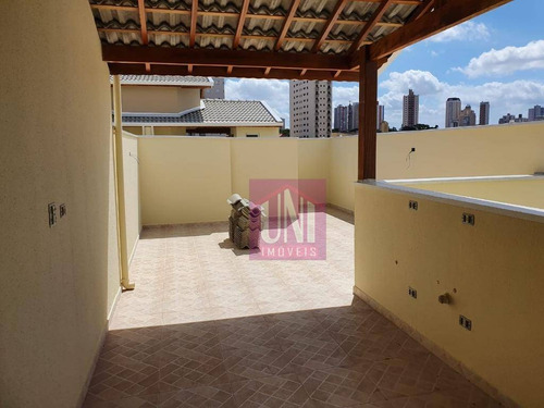 Imagem 9 de 12 de Cobertura Com 2 Dormitórios À Venda, 90 M² Por R$ 360.000,00 - Vila Pires - Santo André/sp - Co0944