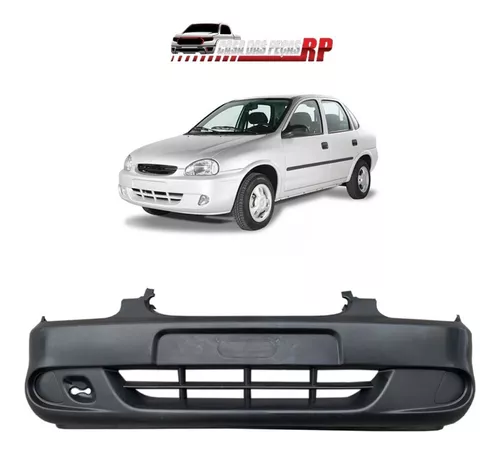 Parachoque Chevrolet Corsa Classic Dianteiro 2000 a 2008 Preto Liso Com  Furos Loma - 1642379 - Homologacao