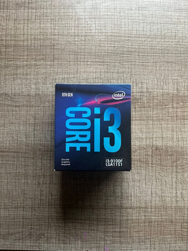 Procesador Intel Core I3-9100f (Usado)