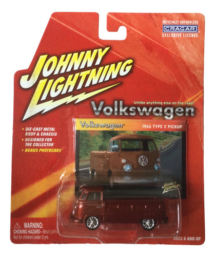 Johnny Lightning Volkswagen 1966 Type 2 Combi Pick Up Cafe