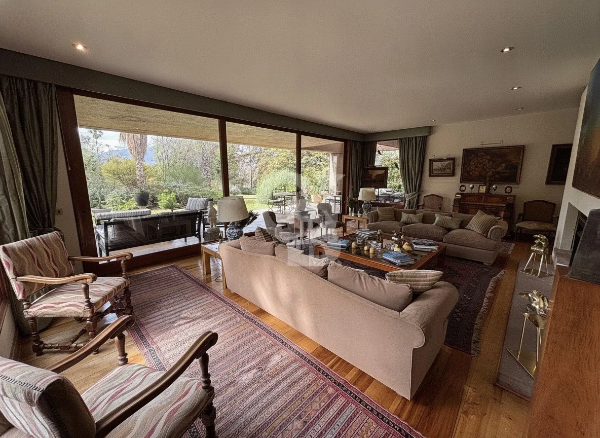 Imagen 3 de 29 de Exclusiva Casa En Vitacura Con Gran Vista Y Jardín