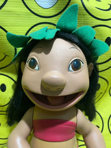 Lilo De Lilo Stich Muñeca Año 2001 Hasbro 28 Cm No Funciona (Usado)