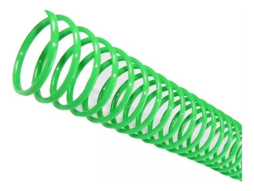 Espiral Para Encadernação Verde 07mm Para 25 Folhas 100un