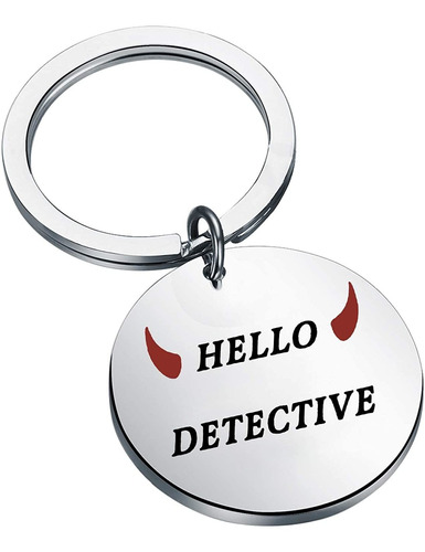 Cenwa Lucifer Inspired Jewelry Hello Detective Llavero Diver