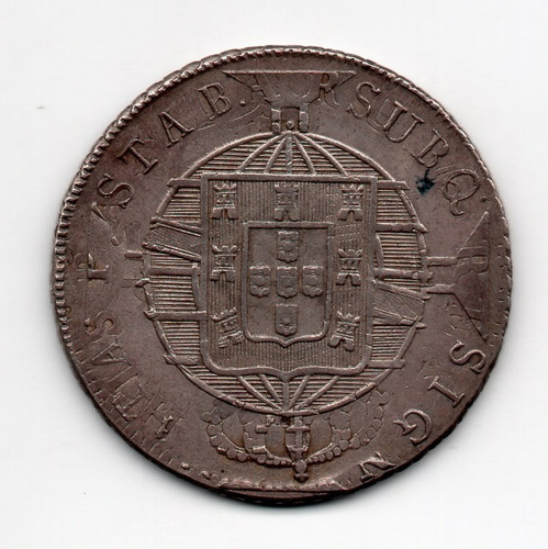 960 Reis 1821b 9c 19ª Escassa Rev Do Rio Madrid 1815 Gs (Usado)