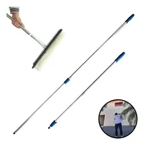 Comprar Kit Rodo Limpa Vidros Com Cabo Extensor 2 Mts E Rodo 35 Cm