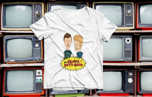 Imagen 2 de 3 de Remera Beavis And Butt-head (dama/unisex)
